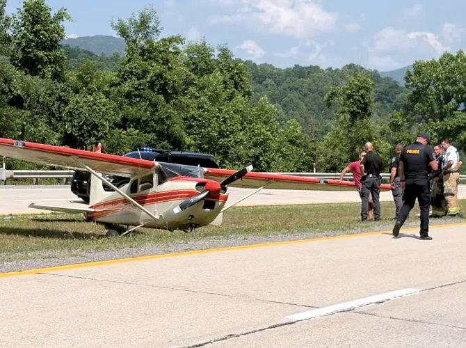 Emergency Landing on the Highway